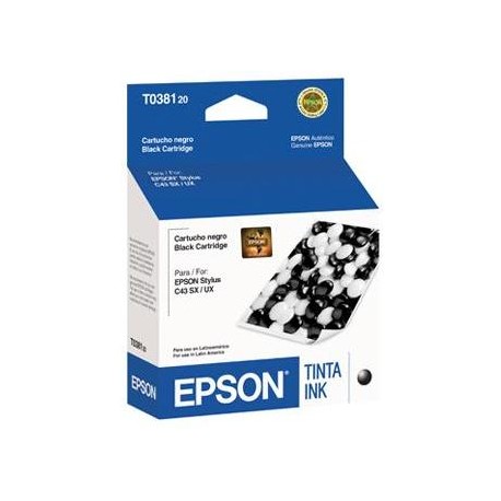 TINTA EPSON NEGRA  STYLUS C43 (T038120)