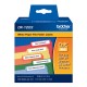 Brother DK1203  Etiqueta  Negro sob/ Blanc