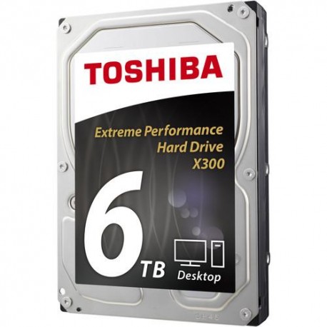 Toshiba X300 Desktop Internal Hard Drive 3.5"- 6TB