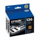 136 Black Ink Cartridge WorkForce K101/K301