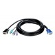 KVM Cable in 3mts (10ft) for KVM-440/450 Switch