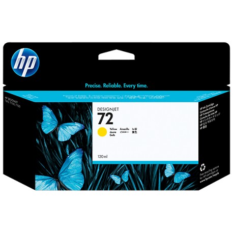 HP 72 130-ml Yellow + Vivera Cartridge Plotter