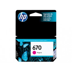 HP 670 CZ115AL Magenta Ink Cartridge
