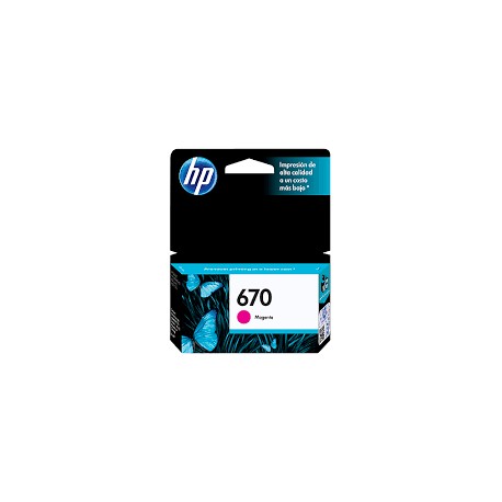 HP 670 CZ115AL Magenta Ink Cartridge