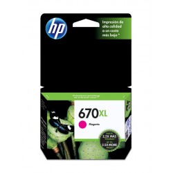 HP 670XL CZ119AL Magenta Ink Cartridge