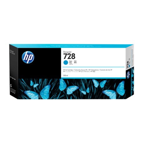 300-ml Cyan DesignJet Ink Cartridge T730  T830