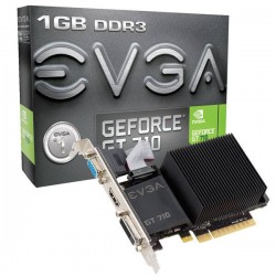 TARJETA DE VIDEO EVGA 1024Mb GT710 DDR3 (LP)