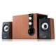 PARLANTES + SUBWOOFER 2.1 GENIUS HIFI MADERA 1200W