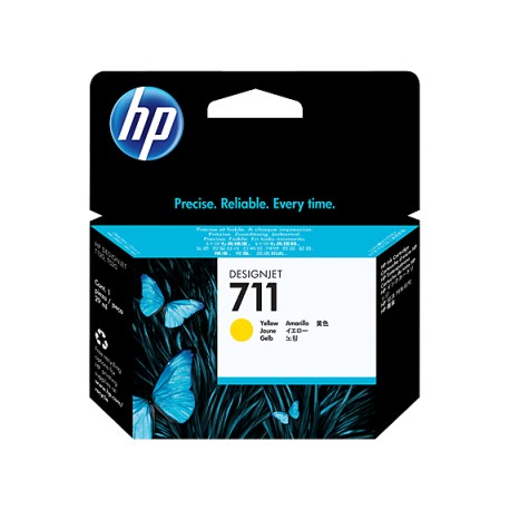 HP 711 Yellow Ink Cartridge (29 ml)