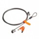 CABLE DE SEGURIDAD NARANJA SAFE PRO C/LLAVE