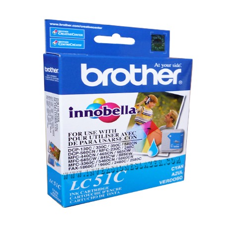 CARTRIDGE BROTHER LC51C CYAN (MFC 240/3360)