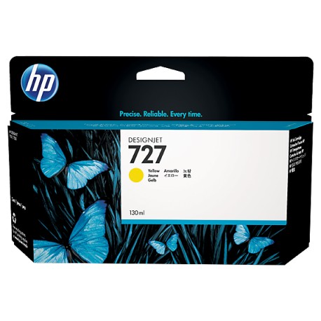 HP 130-ml Yellow Designjet Ink Cartridge