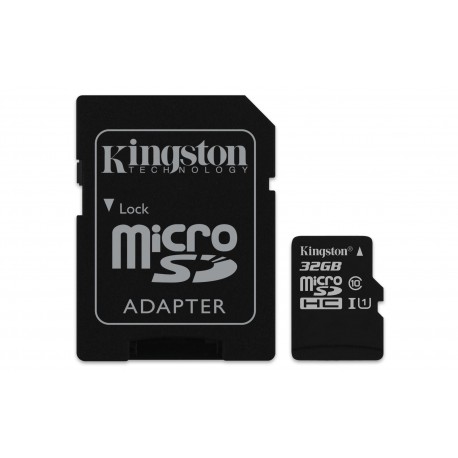 32GB microSDHC Class 10  Read Card + SD Adapter