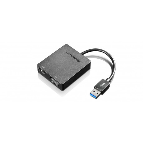 Lenovo Universal USB 3.0 to VGA/HDMI Adapter